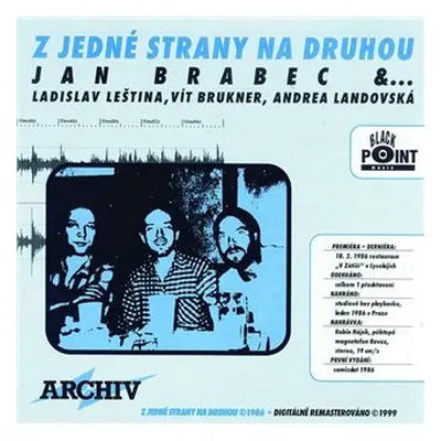 Z jedné strany na druhou (CD) - Jan Brabec