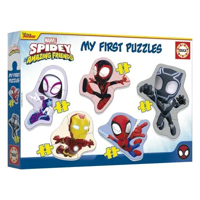 Puzzle baby Spidey a jeho úžasní přátelé/5v1 (3-5 dílků)