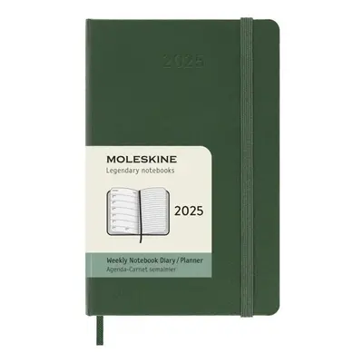 Moleskine Plánovací zápisník 2025 zelený S, tvrdý