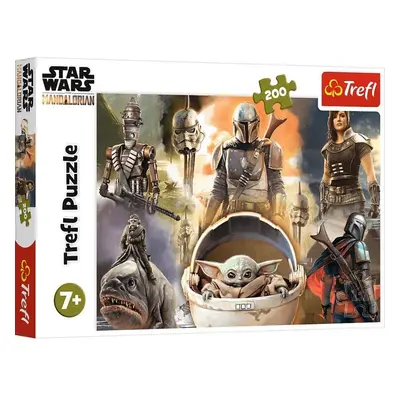 Trefl Puzzle Star Wars - The Mandalorian: Připraveni k boji / 200 dílků