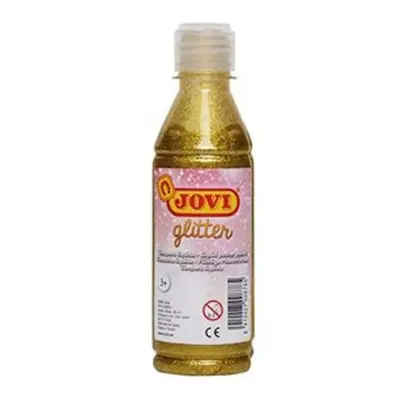 JOVI temperová barva glittrová 250 ml v lahvi zlatá