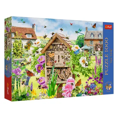 Puzzle Premium Plus - Čajový čas: Domeček pro včelky 1000 dílků 68,3x48cm v krabici 40x27x6cm - 