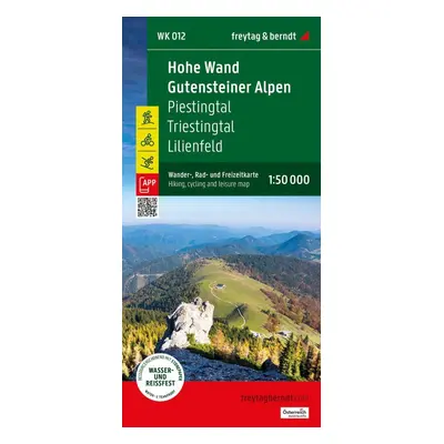 Hohe Wand - Gutensteinské Alpy 1:50 000 / turistická, cyklistická a rekreační mapa