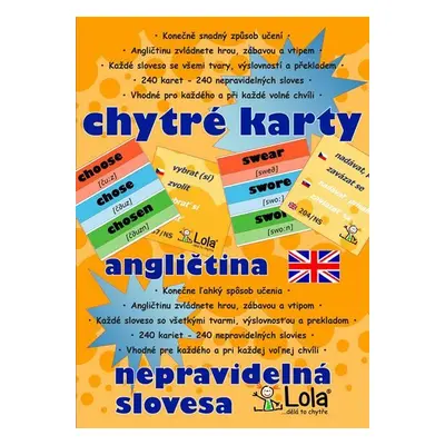 Chytré karty - Angličtina nepravidelná slovesa