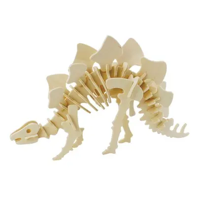 Dřevěné 3D puzzle - Stegosaurus