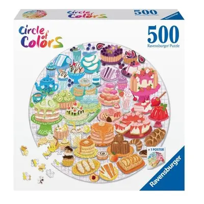 Ravensburger Puzzle - Barevné dezerty 500 dílků