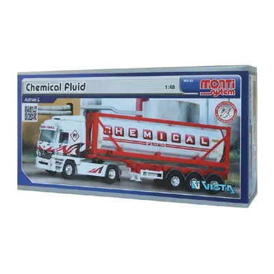 Stavebnice Monti System MS 60 Chemical Fluid Actros L-MB 1:48 v krabici 31,5x16,5x7,5cm