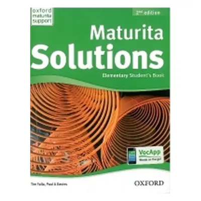 Maturita Solutions Elementary Student´s Book 2nd (CZEch Edition) - Tim Falla