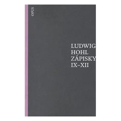 Zápisky IX–XII - Ludwig Hohl