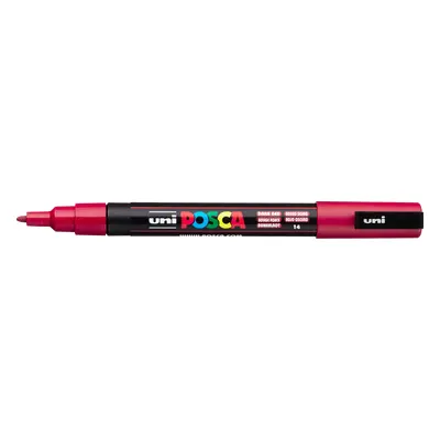 Posca popisovač PC-3M, 0,9 - 1,3 mm, tmavě červená (14)