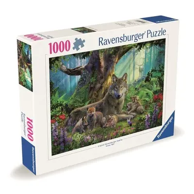 Puzzle Vlci v lese 1000 dílků