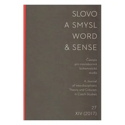 Slovo a smysl 27/Word & Sense 27