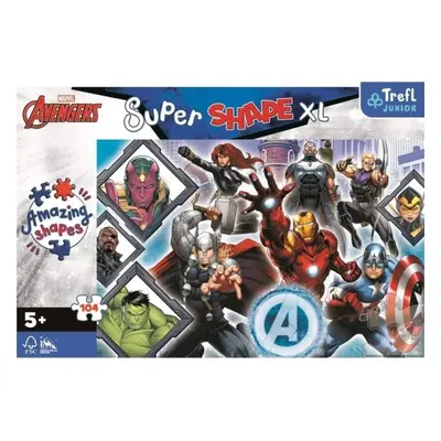 Trefl Puzzle Super Shape XL Avengers 104 dílků