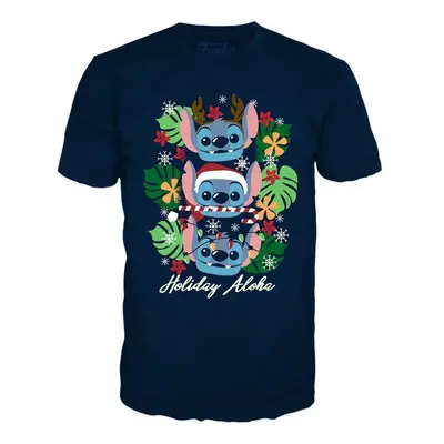 Funko Pop! Tee: Stitch/Holiday Stitch L