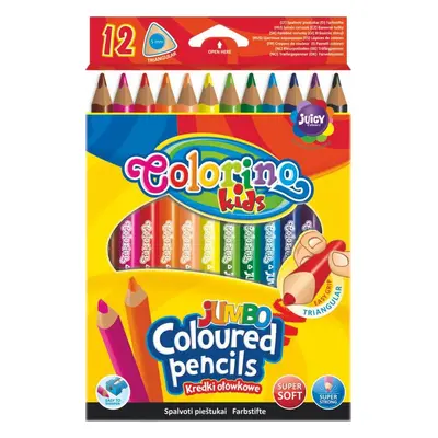 Colorino pastelky trojhranné JUMBO, 12 barev