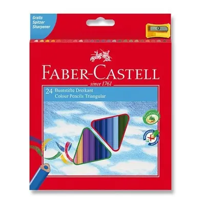 Faber - Castell Pastelky trojhranné ECO 24 ks + ořezávátko