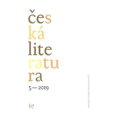 Česká literatura 5/2019