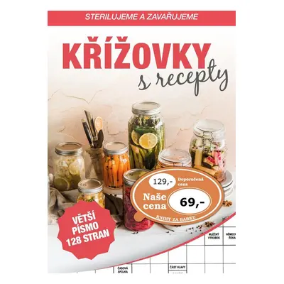 Křížovky s recepty - Sterilujeme a zavařujeme