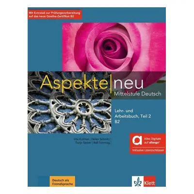 Aspekte neu B2 – Hybride Ausgabe – Lehr./Arbeitsbuch Teil 2 + MP3 allango.net + Lizenz (24 Monat