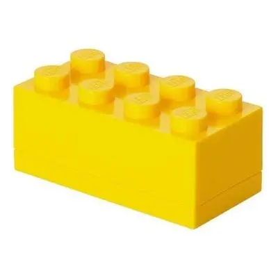 Úložný box LEGO Mini 8 - žlutý