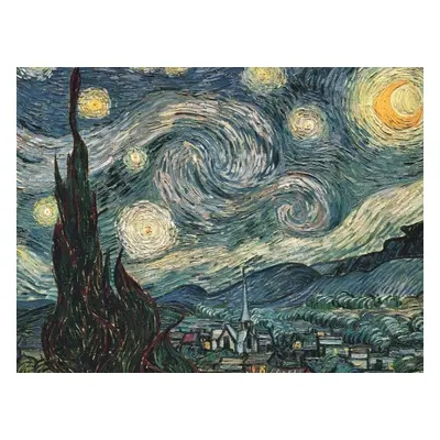 Puzzle Vincent van Gogh: Hvězdná noc 1500 dílků