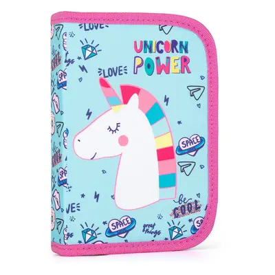 Oxybag Penál 1 patrový 2 chlopně - Unicorn Iconic