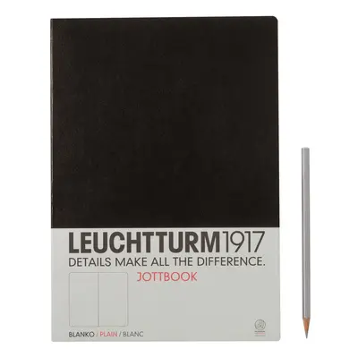 LEUCHTTURM1917 JOTTBOOK MEDIUM (A5), linky, black 339929