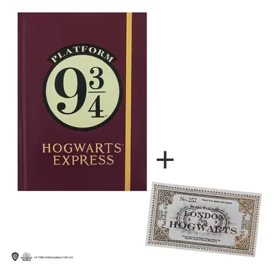 Harry Potter Zápisník A5 + záložka - Bradavický expres