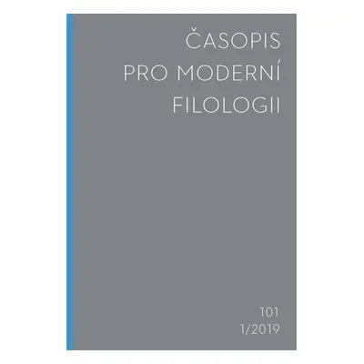 Časopis pro moderní filologii 2019/1