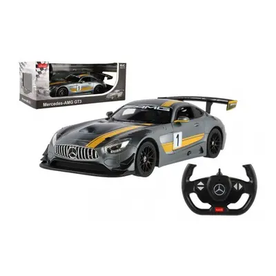 Auto RC Mercedes AMG GT3 RASTAR plast 35cm 2,4GHz na dálk. ovládání na baterie v krabici 44x18x2