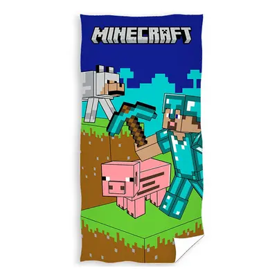 Dětská osuška Minecraft Objev svůj Svět