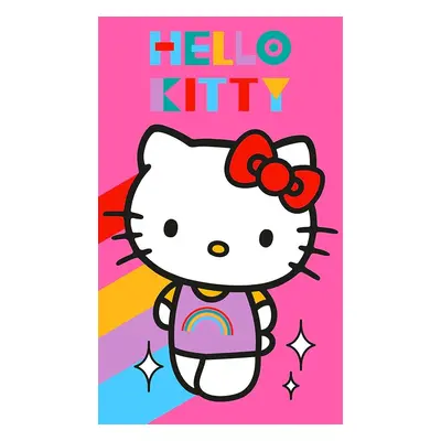 Dětský ručník Hello Kitty Rainbow 30x50 cm