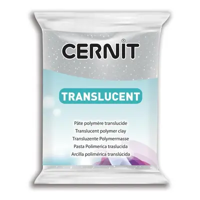 CERNIT TRANSLUCENT 56g stříbrná glitter