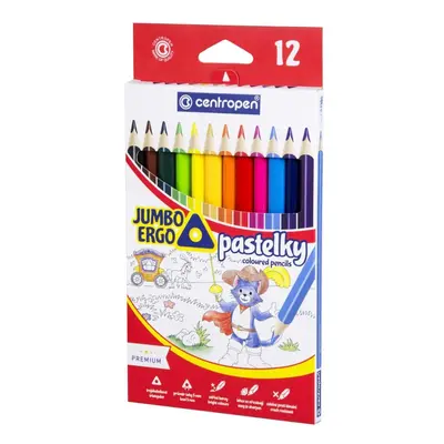 Centropen Pastelky 9522 Jumbo trojhranné (12 ks)