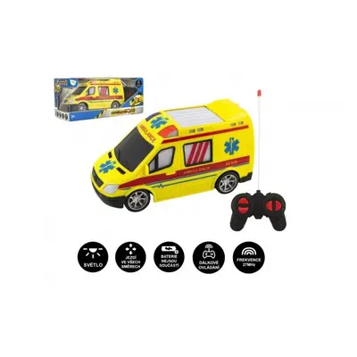 Auto RC ambulance plast na dálkové ovládání