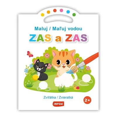 Maluj / Maľuj vodou ZAS a ZAS Zvířátka / Zvieratká