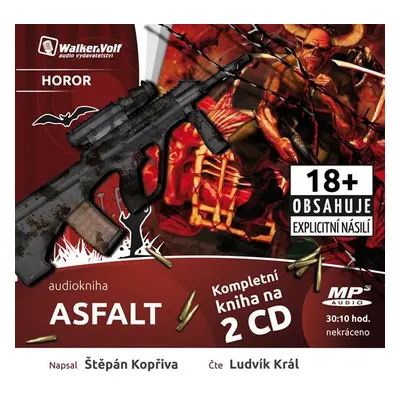 Asfalt - 2 CDmp3 (Čte Ludvík Král) - Štěpán Kopřiva