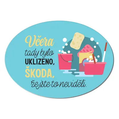 Albi Cedulka na dveře - Včera bylo uklizeno - Albi