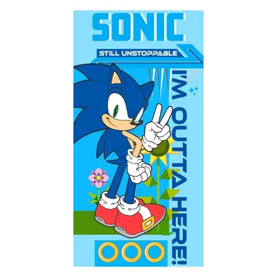 Dětská osuška Nezastavitelný Ježek Sonic