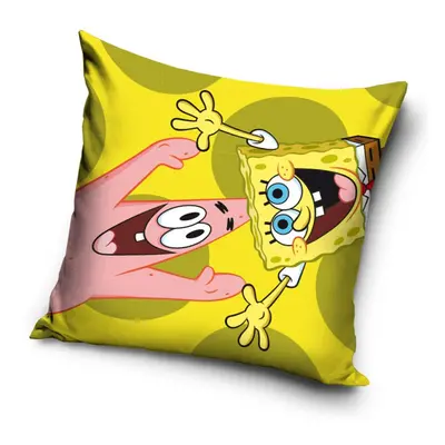 Povlak na polštářek Sponge Bob a Patrick Žlutý