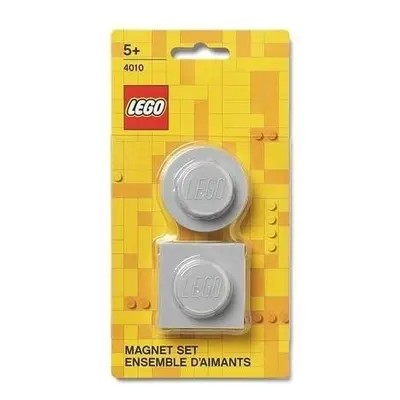 Magnetky LEGO set - šedé 2 ks