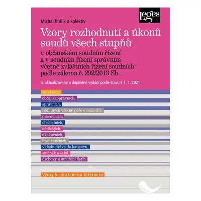 Vzory rozhodnutí a úkonů soudů všech stupňů - Michal Králík