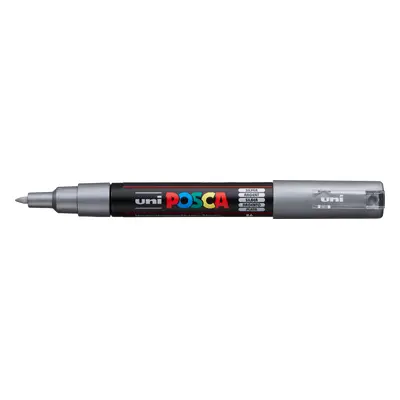 Posca popisovač PC-1M, 0,7 - 1 mm, stříbrná (26)