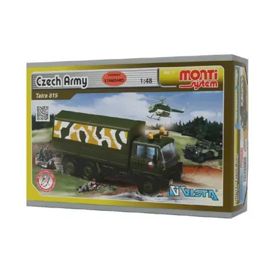 Stavebnice Monti System MS 11 Czech Army Tatra 815 1:48 v krabici 22x15x6cm