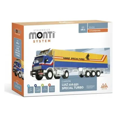 Stavebnice Monti System MS 08.1 Camion Liaz Special Turbo 1:48 v krabici 31,5x16,5x7,5cm