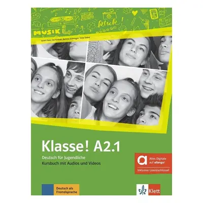 Klasse A2.1 – Hybride Ausgabe – Kursbuch + MP3/Video allango.net + Lizenz (24 Monate)