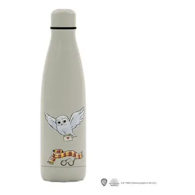 Harry Potter Nerezová láhev 500 ml - Hedvika se šálou