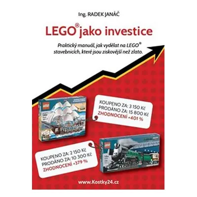 LEGO jako investice - Praktický manuál, jak vydělat na LEGO stavebnicích, které jsou ziskovější,