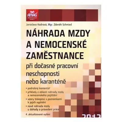 Náhrada mzdy a nemocenské zaměstnance - Jaroslava Kodrová