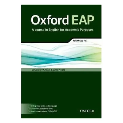 Oxford English for Academic Purposes C1 Student´s Book + DVD-ROM Pack - Edward de Chazal